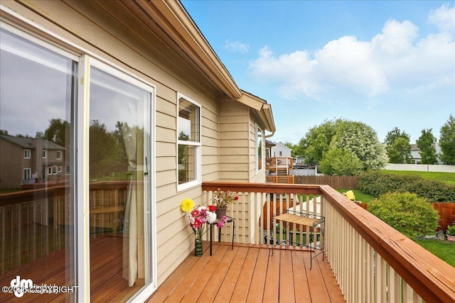 10410 Constitution St, Anchorage, AK 99515 - view of wooden terrace