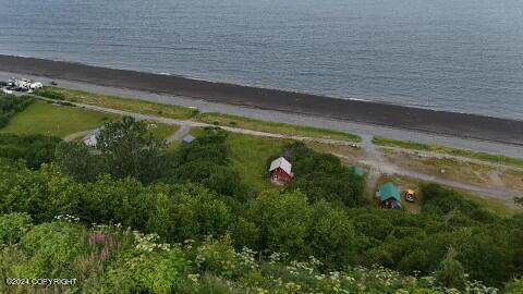 30035 Sterling Hwy, Anchor Point, AK 99556 - drone / aerial view of a large body of water