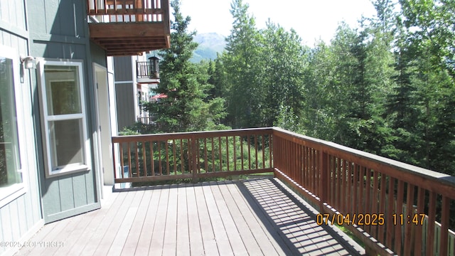 20638 Driftwood Bay Dr, Eagle River, AK 99577 - view of wooden deck