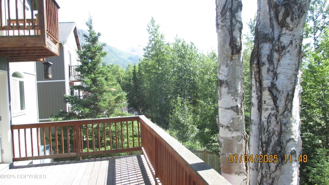 20638 Driftwood Bay Dr, Eagle River, AK 99577 - view of wooden deck