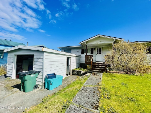 1310 Madsen Ave, Kodiak, AK 99615 - view of front of property with an outbuilding