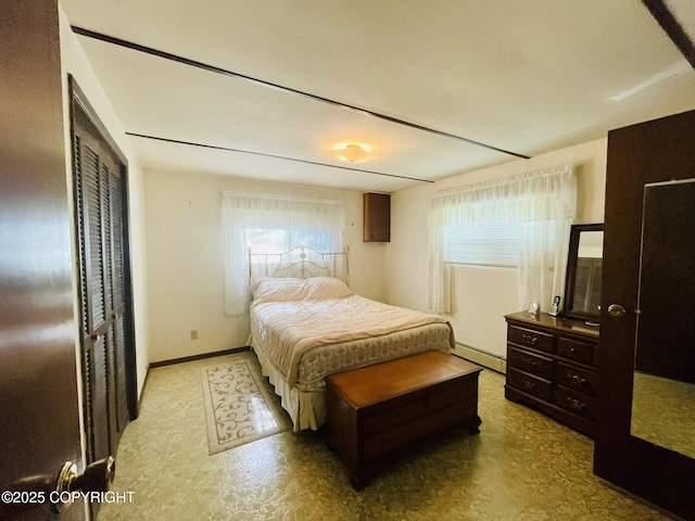 1310 Madsen Ave, Kodiak, AK 99615 - bedroom with baseboard heating and baseboards