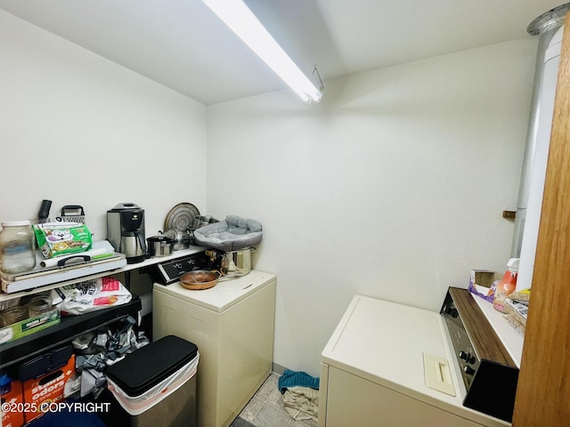1310 Madsen Ave, Kodiak, AK 99615 - laundry room featuring separate washer and dryer and light tile patterned flooring