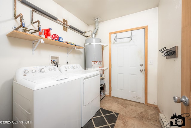 639 E Beaver Ave, Palmer, AK 99645 - laundry area featuring washing machine and dryer and baseboards