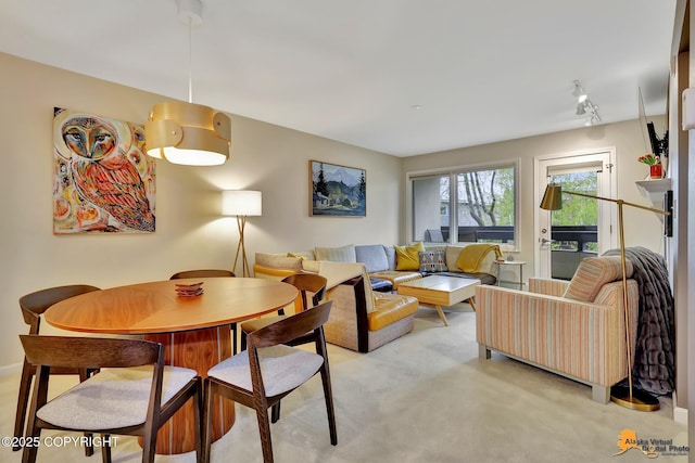 1200 I St # 206, Anchorage, AK 99501 - dining space featuring light colored carpet