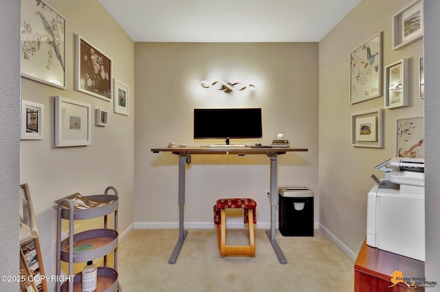 1200 I St # 206, Anchorage, AK 99501 - home office featuring carpet flooring and baseboards