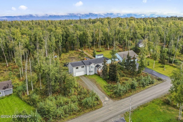 7879 W Sally Ct, Wasilla, AK 99623 - view from above of property featuring a forest