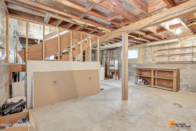 8380 N Gold Creek Cir, Palmer, AK 99645 - view of below grade area