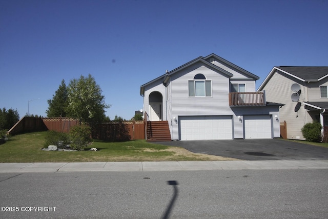 1932 Casey Cusack Loop, Anchorage, AK 99515 - view of front of property with driveway and a garage