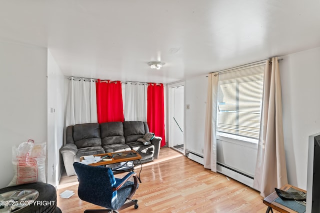 241 N Flower St, Anchorage, AK 99508 - living area with light wood-type flooring