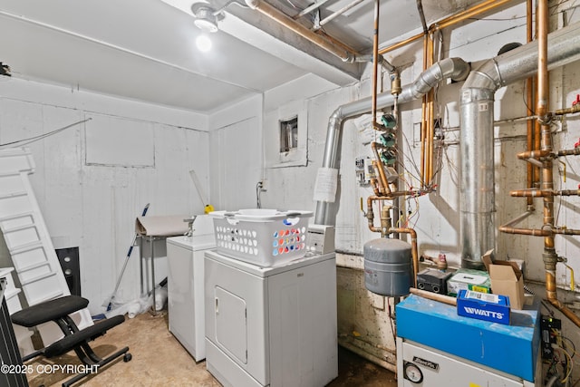 241 N Flower St, Anchorage, AK 99508 - laundry area with separate washer and dryer