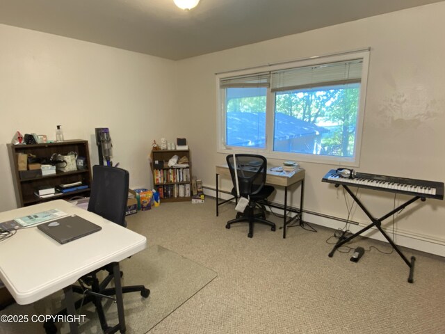 4312 Penguin St, Anchorage, AK 99503 - home office featuring carpet flooring
