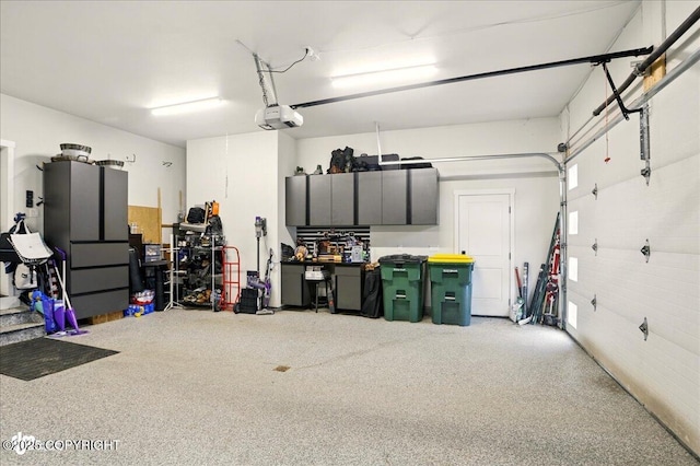 8727 Turlock Dr, Eagle River, AK 99577 - garage with a garage door opener