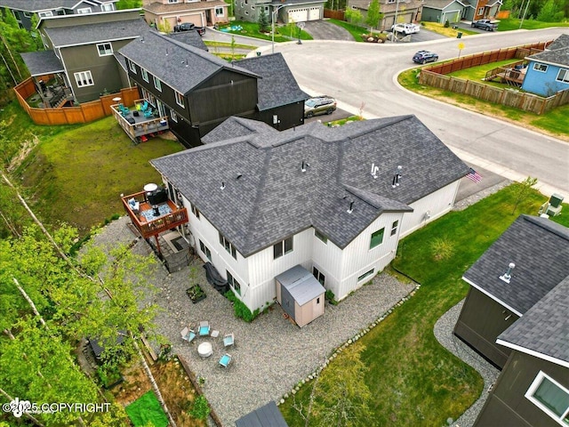 8727 Turlock Dr, Eagle River, AK 99577 - aerial perspective of suburban area