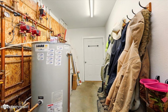 3872 N Charley Dr, Wasilla, AK 99654 - utility room featuring water heater