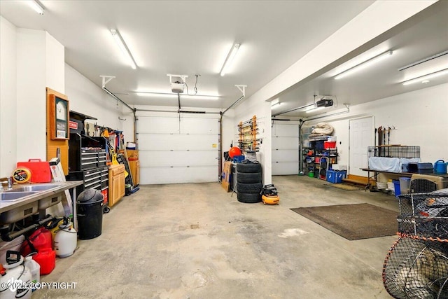 3872 N Charley Dr, Wasilla, AK 99654 - garage with a garage door opener