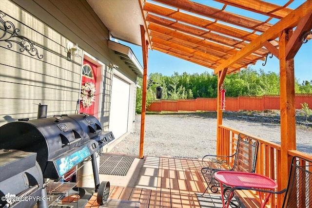 3872 N Charley Dr, Wasilla, AK 99654 - view of patio / terrace featuring a pergola