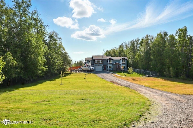 3872 N Charley Dr, Wasilla, AK 99654 - view of front of home featuring gravel driveway and a garage