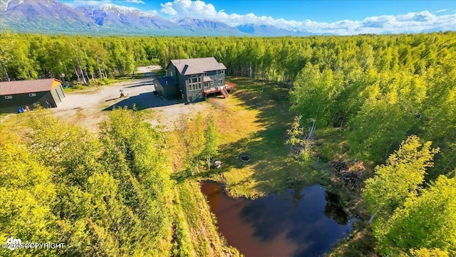 2034 E Sage Rd, Wasilla, AK 99654 - view of subject property featuring a heavily wooded area and a large body of water