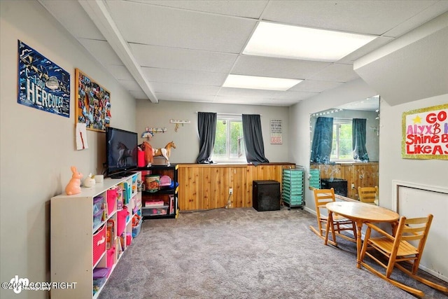 751 W Crestwood Ave, Wasilla, AK 99654 - playroom with carpet and a paneled ceiling