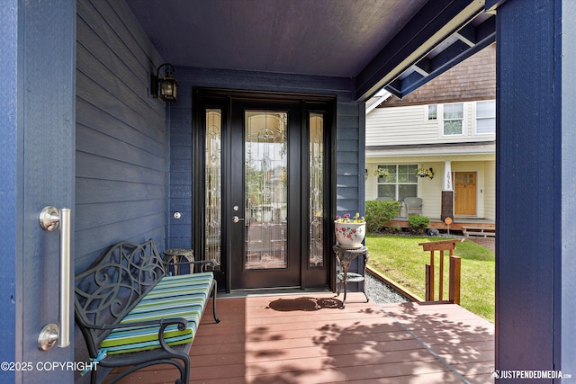 2931 Captain Cook Estates Cir, Anchorage, AK 99517 - view of exterior entry with covered porch