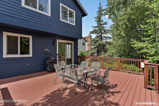 2931 Captain Cook Estates Cir, Anchorage, AK 99517 - deck with outdoor dining space