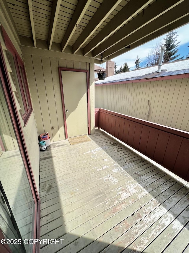 10250 Jamestown Dr # B-09, Anchorage, AK 99507 - view of deck
