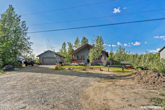 2261 Ridgewood Dr, Wasilla, AK 99654 - bungalow featuring an outbuilding and a detached garage