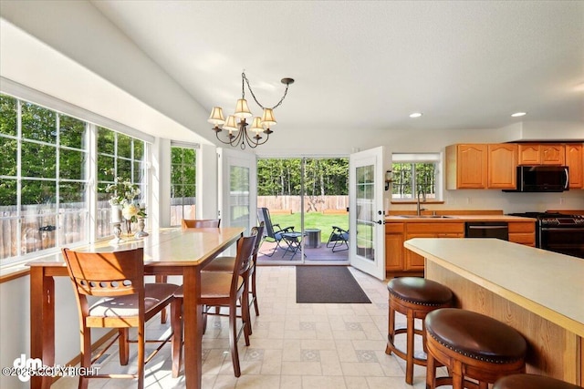500 S Daysha Cir, Palmer, AK 99645 - dining room with a chandelier and recessed lighting
