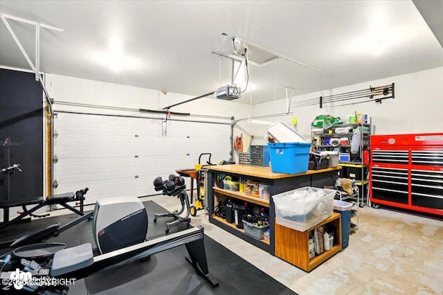 500 S Daysha Cir, Palmer, AK 99645 - garage featuring a garage door opener