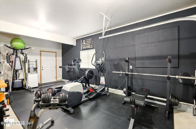500 S Daysha Cir, Palmer, AK 99645 - view of exercise area
