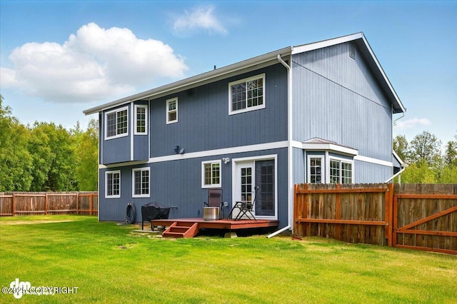 500 S Daysha Cir, Palmer, AK 99645 - back of property with a deck