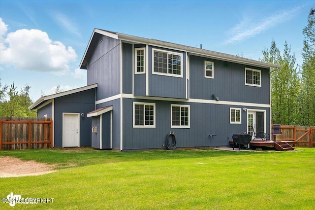 500 S Daysha Cir, Palmer, AK 99645 - back of property featuring a deck
