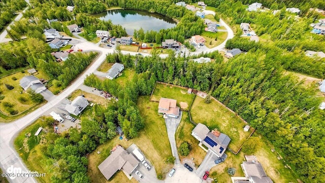 500 S Daysha Cir, Palmer, AK 99645 - aerial overview of property's location with a large body of water and nearby suburban area