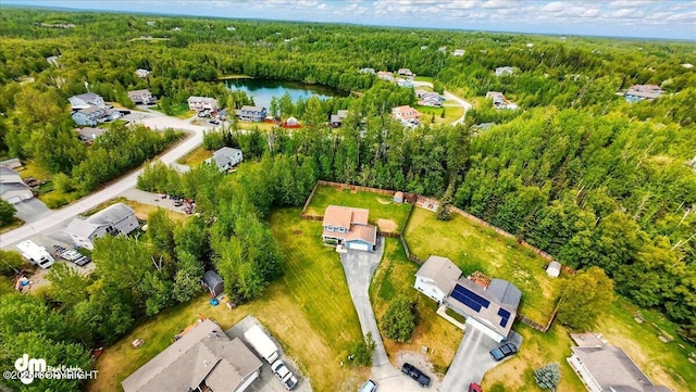 500 S Daysha Cir, Palmer, AK 99645 - view of property location with a forest, a nearby body of water, and nearby suburban area