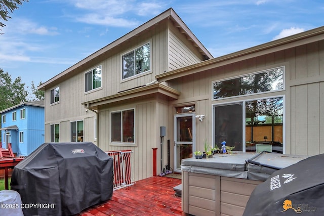 8725 Colusa Cir, Eagle River, AK 99577 - rear view of property with a deck