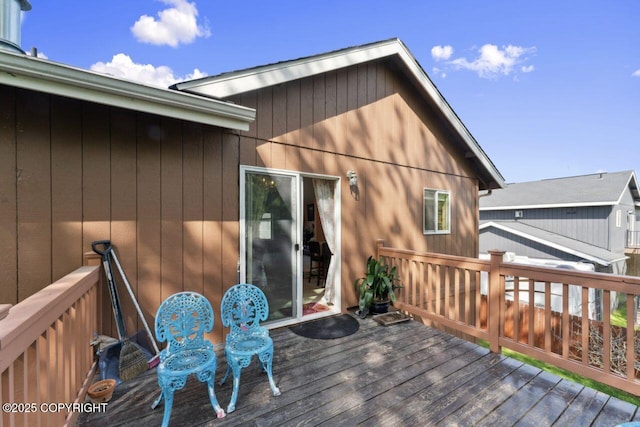 4245 Scenic View Dr, Anchorage, AK 99504 - view of deck