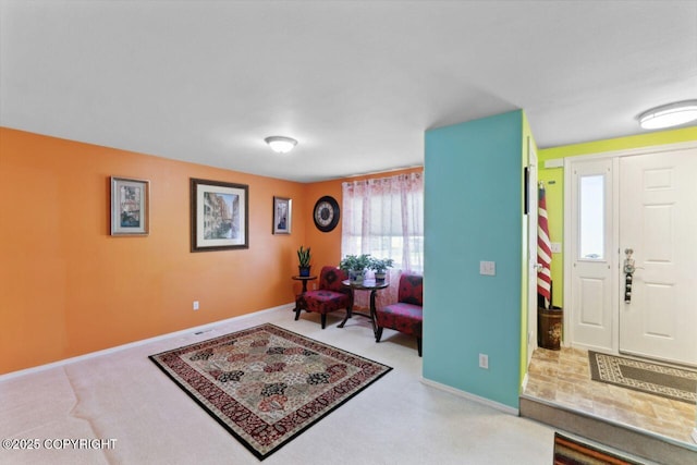 4245 Scenic View Dr, Anchorage, AK 99504 - entryway featuring carpet floors and baseboards