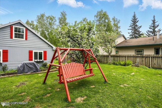2527 Cottonwood St, Anchorage, AK 99508 - view of yard with a playground