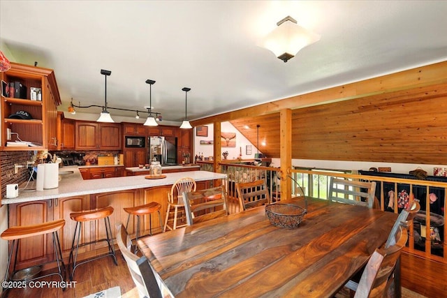 7965 S Settlers Bay Dr, Wasilla, AK 99623 - dining area featuring light wood finished floors