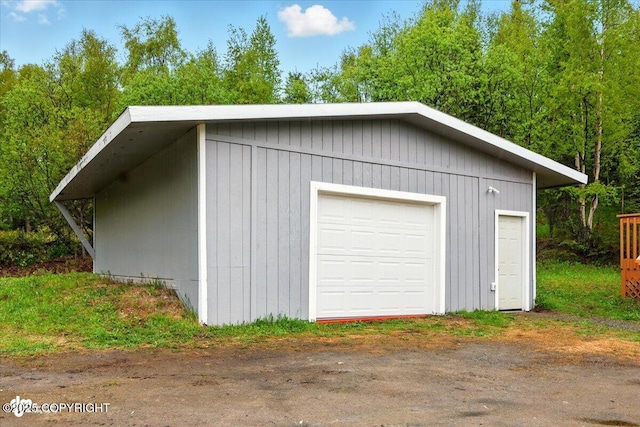 14045 W Willow Fishhook Rd, Willow, AK 99688 - view of detached garage