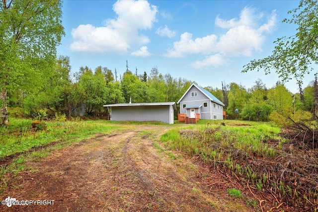 14045 W Willow Fishhook Rd, Willow, AK 99688 - view of front of home with a view of trees