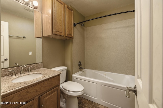 4012 Reka Dr # G5, Anchorage, AK 99508 - full bathroom featuring vanity, toilet, and bathing tub / shower combination