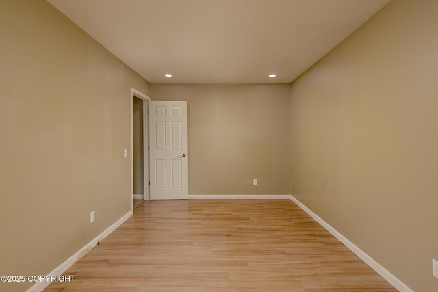 4012 Reka Dr # G5, Anchorage, AK 99508 - spare room featuring light wood finished floors, recessed lighting, and baseboards