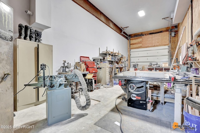 16111 E Nosey Ave, Talkeetna, AK 99676 - garage with a workshop area