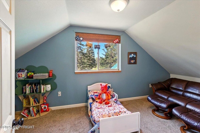 34540 Poppy Wood St, Soldotna, AK 99669 - game room featuring lofted ceiling and carpet floors
