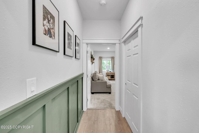 4850 N Riverstone Cir, Palmer, AK 99645 - hallway with light wood-type flooring