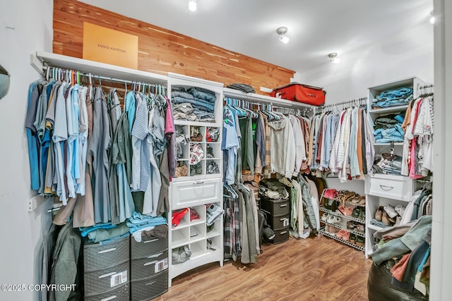 4850 N Riverstone Cir, Palmer, AK 99645 - spacious closet featuring wood finished floors