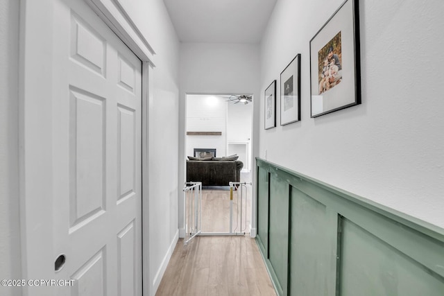 4850 N Riverstone Cir, Palmer, AK 99645 - hall with light wood-type flooring