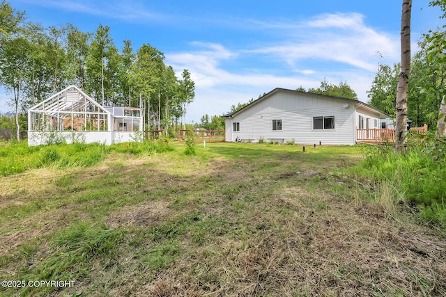 4850 N Riverstone Cir, Palmer, AK 99645 - view of yard featuring a wooden deck